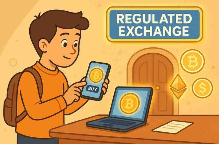 The First Coin in Aryan’s Wallet – Buying Crypto Safely